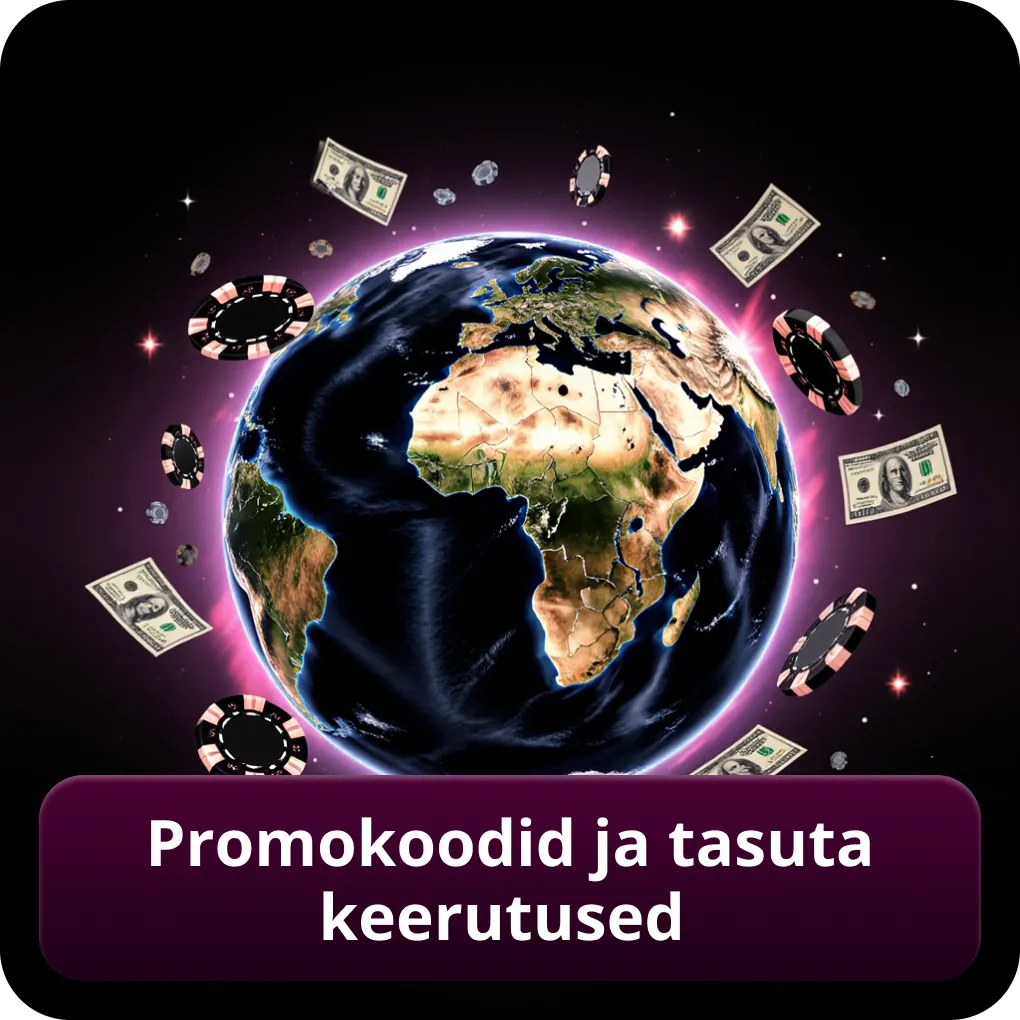 Promokoodid ja tasuta keerutused